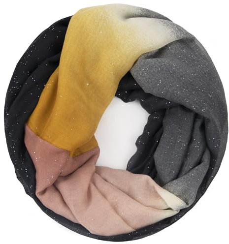 Glamexx24 Damen Schal leichter Langschal Loop Schlauchschal Tuch Viele Farben