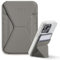 MOFT MagSafe Wallet Stand for iPhone 16/15/14/13/12 Series Compatible with MagSafe, MOVAS Vegan Leather Magnetic Phone Stand with 3 Viewing Angles, 2 Cards Holder (Taupe)