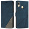 SONWO Coque pour Huawei P20 Lite, Protection Housse Etui en Cuir PU Portefeuille avec Emplacements Cartes et Fonction Support pour Huawei P20 Lite, Bleu