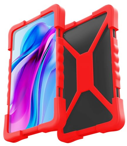 Funda Tablet Universal Silicona Valida para Todas Las Tablets pc del Mercado Desde 8 a 11 Fundas Tablets Universal Silicona (Rojo)