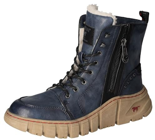 Mustang Damen 1499-602 Schnuer-Booty, blau, 39 EU