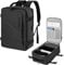 VOESLD Sac a Dos Voyage 55x40x20, Sacs à Dos Loisir Femme Homme Gris Foncé Sac à Dos Ordinateur Portable avec Port USB 44L