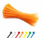 Abacus Range Small Cable Ties 2.5mm x 100mm, Pack of 100, Secure Self-Locking, 4” Nylon Zip Ties, High Tensile Strength Premium Orange Cable Tie for Home, Office, Cables, Wires, Garden, DIY Projects