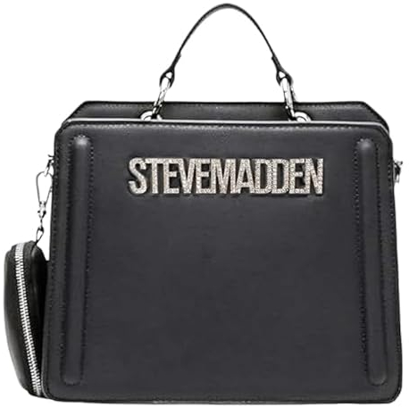 Steve Madden Cross-Body, Black/Crystal, Schwarz/Kristall, Einheitsgröße