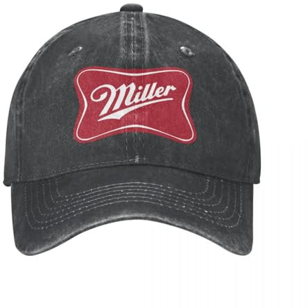 Miller-Brewing 2024 Mode Baseballmütze Baumwollhüte Verstellbarer Hut Universal Casual Cap Truck Fahrer Hut Beste Freundin Geschenke Halloween
