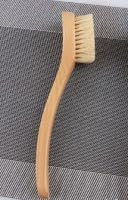 Wooden Dish Brush Kitchen Brushes, 25cm Beechwood Dish Brush with Handle, Eco Friendly Natural Wood Sisal Fibre Bristle Dish Brush for Dishwashing Cast Iron Pots Pans Skillet Vegetables Sink