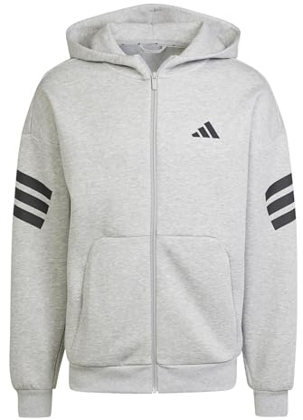 adidas Herren Future Icons Three Stripes Full-Zip Hoodie Kapuzen-Oberteil (1er Pack)