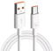 USB to USB-C 6A Super Fast Charging Data Cable for iPhone 16 15 Pro Samsung Galaxy S22/S21/S20/S9 Huawei P9 Pixel 7/6 iPad Switch PS5 (1M)