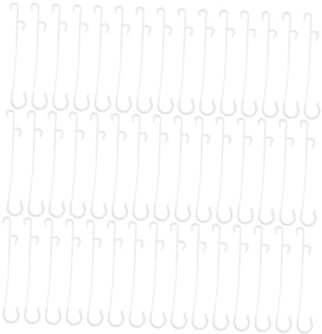 FUNOMOCYA 100 Stück Gartenklammer Pflanzenklammern Tomatenstützhaken Weinrebenklammer Pflanzenrebenstützklammer Tomatenaufhängerhaken Pflanzenkletterklammer