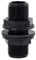 GASMIS Attacco Serbatoio in Polipropilene 3/4 Maschio - 26,4mm, Guarnizione e Controdado, Raccordo Passaparete, Troppo Pieno per Cisterne, Fusti, Taniche, 1 pezzo
