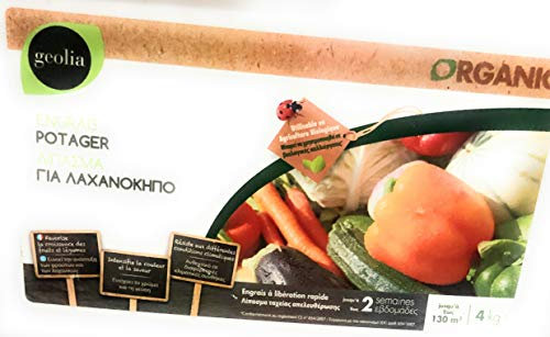 Engrais naturel potagers GEOLIA 4kg 60 m2