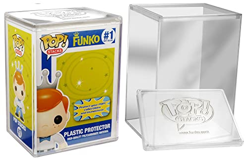 Funko Pop! Premium - Premium Protector Vitrines - Für Funko Pop! Sammelfiguren aus Vinyl - Langlebige, Kristallklare und Stapelbare Aufbewahrung