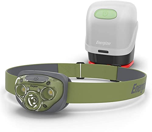 Energizer Stirnlampe LED, Superhelle Kopflampe für Camping, Outdoor und Wandern, Batterie Enthalten