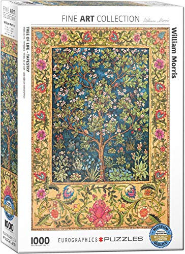 empireposter Wandteppich Der Baum des Lebens William Morris 1000 Teile Puzzle Format 68x48 cm
