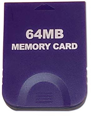 CHILDMORY 64M Memory Card for Wii NGC Console Purple