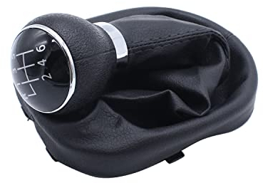 SHLPDFM Schaltsack + Schaltknauf Schaltmanschette Schalthebel 6 Gang Ø 23mm für VW Golf 4 IV 1J0711113C