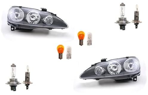 Johns, Scheinwerfer Halogen passend für Alfa Romeo 147 937 04-10 Leuchtmittel Set Li Re
