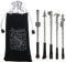 5-teiliges Make-up-Pinsel-Set für Harry-Potter-Zauberstab, Metallgriff, Geschenk-Set für Mädchen und Frauen