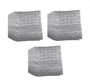 Camiraft 30 PCS 3D Wall Panels 77X70cm Peel and Stick Brick Wallpaper Removable Wallpaper 3D Tile Brick Wall Sticker Self-Adhesive Waterproof PE Foam Panel Grey