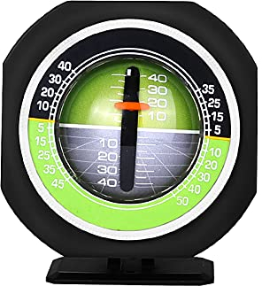 Akozon Neigungsmesser, Leuchtender LED-Auto-Winkelneigungsmesser für den Außenbereich, Kompass, Neigungsmesser, Balancer, Messanzeige