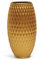 Suanti Vase décoratif pour Fleurs, Vase en Or, Cadeau de Pendaison de crémaillère, avec Motif de Diamants, Base Large et col étroit, pour Salon, Salle à Manger, Couloir, Chambre à Coucher