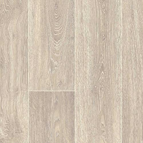 Vinyl Rollenware in 3 m und 4 m Breite | PVC Boden in Holzoptik hell ideal für Wohnzimmer und Kinderzimmer | Vinylboden Meterware modern (3 m x 15 m)