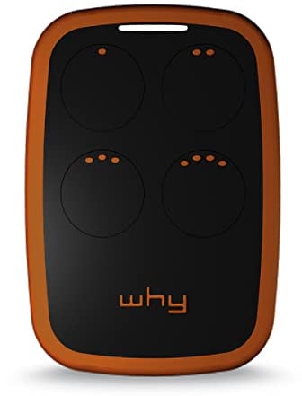 WHY EVO NOA Mando a distancia rolling code multifrecuencia de 280 a 868 MHz, abridor de puertas programable, mando a distancia de amplio alcance con 4 botones Wild Tobacco
