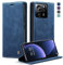 KZB Handyhülle für Xiaomi 13T / Xiaomi 13T Pro Hülle Premium Leder Klappbar Tasche Flip Case Magnet Kartenfach Standfunktion Klapphülle Schutzhülle für Xiaomi 13T/ 13T Pro - Blau