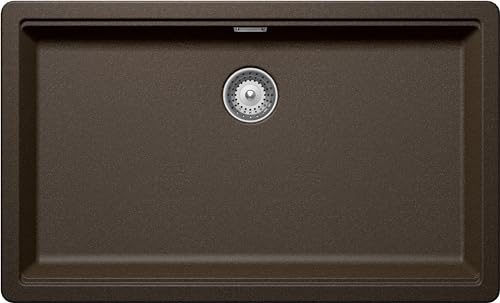 SCHOCK - Küchenspüle Galaxy N100XLU 1 Becken mit Haken unter dem Spülbecken | Material ®Cristadur; Bronze; 730 x 430 mm