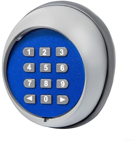 Teclado de control de acceso, impermeable, digital, inalámbrico, bloqueo de contraseña, abridor de puerta corredera, carcasa de aleación de zinc, funciona con pilas para exteriores, puerta de garaje