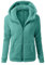 Vetement Femme Hiver Veste Polaire à Capuche Zippé à Manche Longue Pull Avce Poche Manteau Chic Et Elegant Chaud Sweat Pas Cher Hoodie Y2K, Polaire Veste Femme, Sweat à Capuche Chaud Laine Zippé Tops