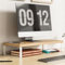 Onxyrbyte Supporto Monitor,Rialzo Monitor da Scrivania,Supporto per Monitor in Legno,Supporto per Monitor da Scrivania,Supporto Monitor Scrivania Legno,Ridurre L'Affaticamento del Collo