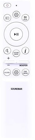 Replace Sound bar Remote AH81-17332A AH81-15047A AH81-15498A AH81-15439A fit for Samsung Q-Symphony Home Theater Soundbar Speaker HW-B43M/ZA HW-B43C HW-B550 HW-B63C HW-B57C HW-B650 HW-B650/ZC