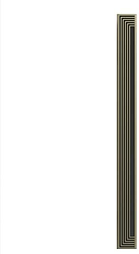 Tirador grande de aluminio resistente para puertas correderas de madera y cristal, disponible en tamaños de 180 cm y 140 cm