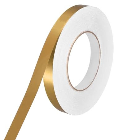 Yphzmtz Bande décorative autocollante - 50 m - Étanche - Pour carreaux de céramique de voiture - Couleurs au choix - Bandes décoratives latérales (doré, 50 m x 1,5 cm)