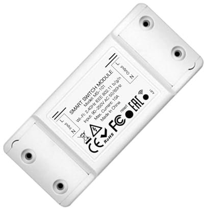 Interruttore TUYA WIFI, Smart Life, 2.4G, AC 90-250V 50/60HZ 10A 2200W