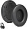 Momentum 4.0 Earpads,Replacement Ear Pads Cushion Cover Compatible with Sennheiser Momentum 4.0 Over Ear Headphones,Black Leather