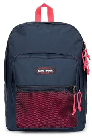 Eastpak Pinnacle Rucksack 38L (42 x 32 x 25,5 cm), Extra großer Schul- & Freizeitrucksack, robuster Multi-Fach Rucksack mit Organizer und gepolsterten Trägern - KONTRAST SAFFRON