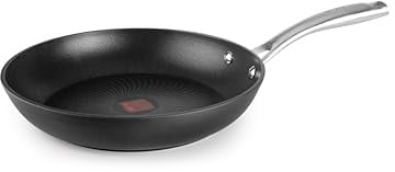 IBILI Start Bratpfanne mit 26 cm Durchmesser für Induktion, Antihaftbeschichtung und optimale Temperaturanzeige, geeignet für Backofen, Spülmaschine und alle Herdarten, geschmiedetes Aluminium