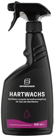 Sprenger Hartwachs 500 ml Sprühflasche – Langzeitversiegelung mit UV-Schutz & Abperleffekt - Sprühwachs für Boot, Yacht, GFK & Lack