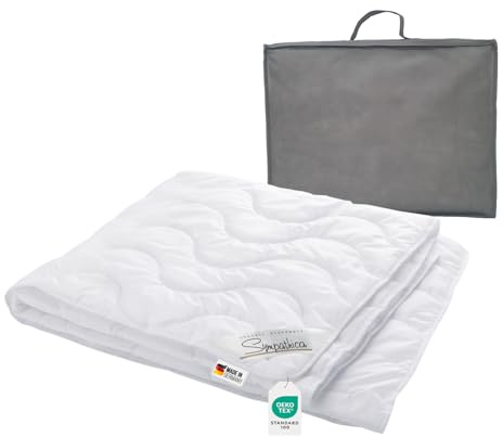 OEKO-TEX Garanta Sommerdecke 135x200 cm, Lyocell Bettdecke, 100% Tencel Füllung, kühlend & atmungsaktiv, Allergiker geeignet, waschbar 60°C