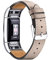 Mornex Bracelet Compatible Fitbit Charge 2 en Cuir,Bande de Remplacement Réglable Sangle Rechange Métal Connecteurs Accessoires