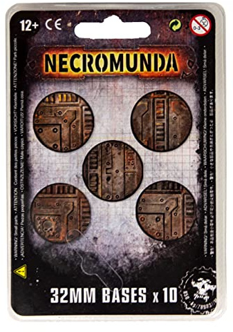 Games Workshop Necromunda+%3A+Sockel+32+mm+%28x10%29