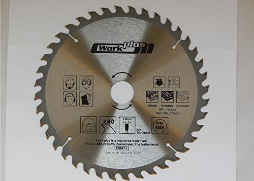 1 lame de scie circulaire HM pour bois et plastique - 40 dents - Ø 230 mm x 30 mm / lame de scie / lames de scie circulaire