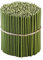 Danilovo Ritual Bienenwachs Kerzen (Grün) - Orthodoxe Kerzen für Gebet Tischdeko Hochzeit - Ungiftig, Ruß - Tropffrei, Lang, Nachhaltige Produkte, N140, Höhe: 16 cm, Ø 5 mm (200 stück)