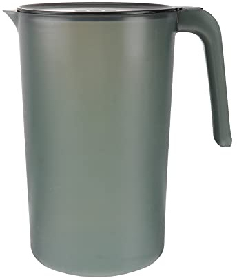 HEMOTON Getränkekessel Aus Kunststoff Hitzebeständiger Kaltwasserkessel Mit Deckel Und Griff 2L Wasserkrug Saftkrug Für Zuhause Picknick Und Party