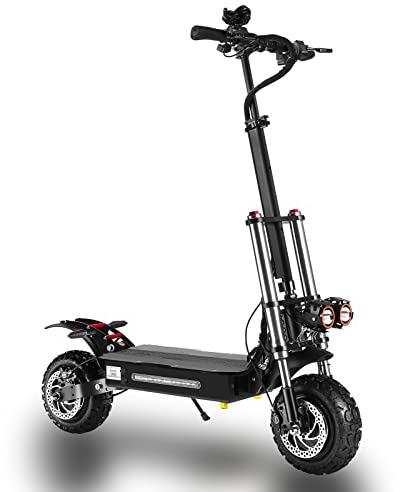 CAMTOP Monopattino Elettrico Adulti Scooter Elettrico Pieghevole Doppio Motore 11Pollici Pneumatici Tubeless Fuoristrada 60V 38AH Batteria al Litio