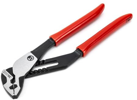 CRESCENT - Plier, 12, Straight Jaw, T&G, Dipped Handle (RTZ212)