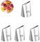 4 Pcs Spritztüllen set Große Größe Rose Blume Edelstahl Icing Rohrleitungen Kuchen Düsen Creme Dekoration Konditor Tipps Kuchen Dessert Dekoratoren Werkzeug Sahne (Color : 874)