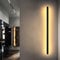 HMAKGG LED Lange Wandleuchte Innen Schwarz, Wandlampe Treppenhaus Moderne 3 Farbtemperatur Flur Beleuchtung, Lampe Wand Up Down Wandbeleuchtung 26W Metall Flurlampe, für Wohnzimmer Schlafzimmer, 60cm